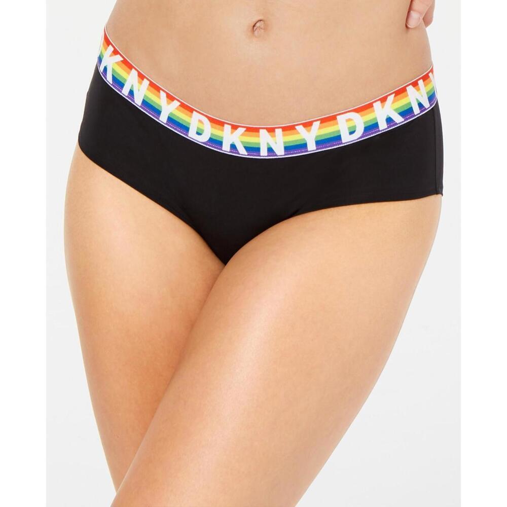 DKNY Womens Rainbow Logo Classic Boyshort Size XL